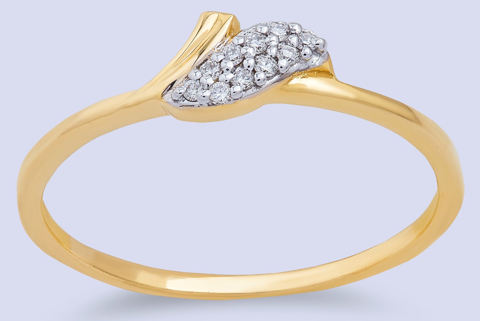 Primary Gold bracelet with pink leaf