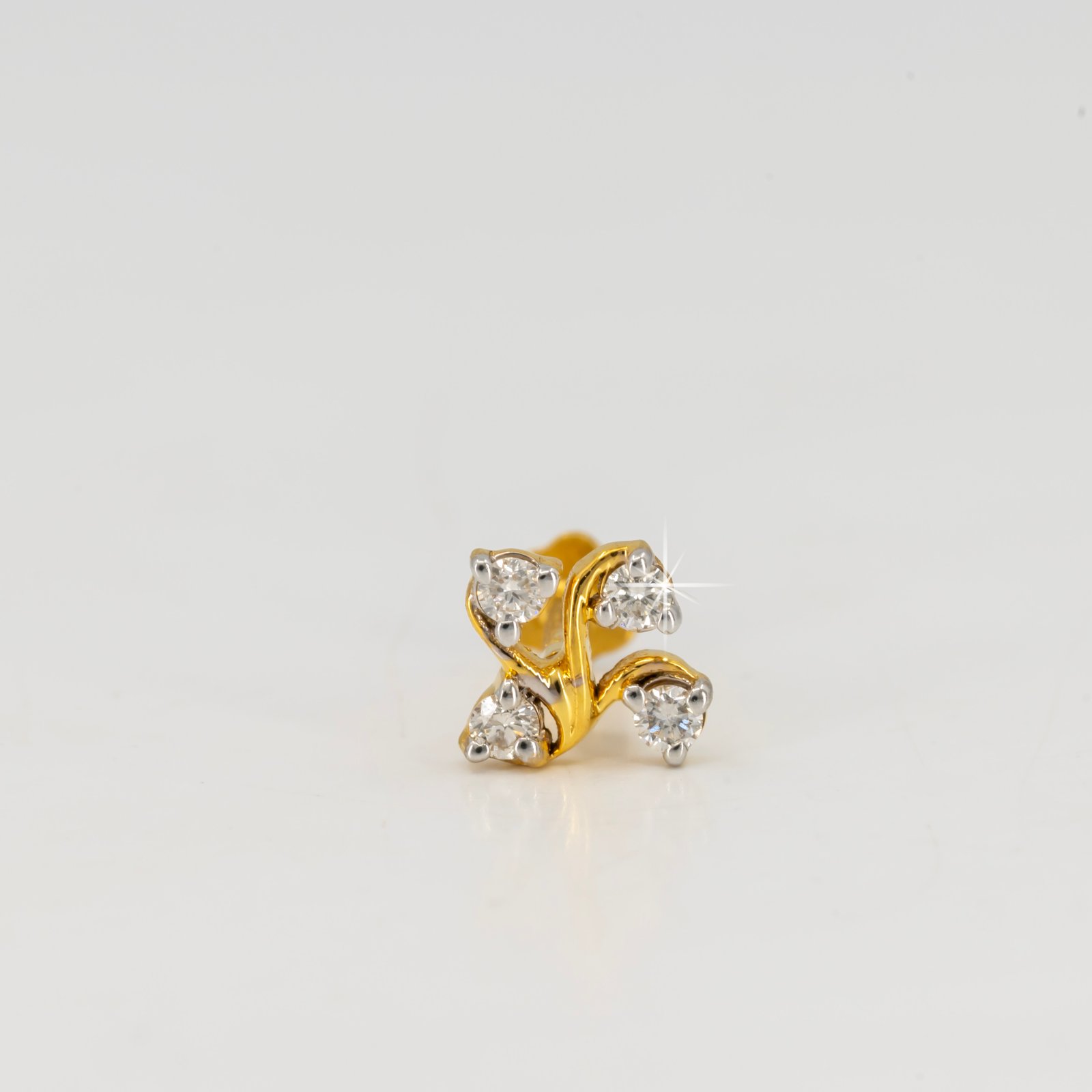 Primary Gold bracelet with pink leaf