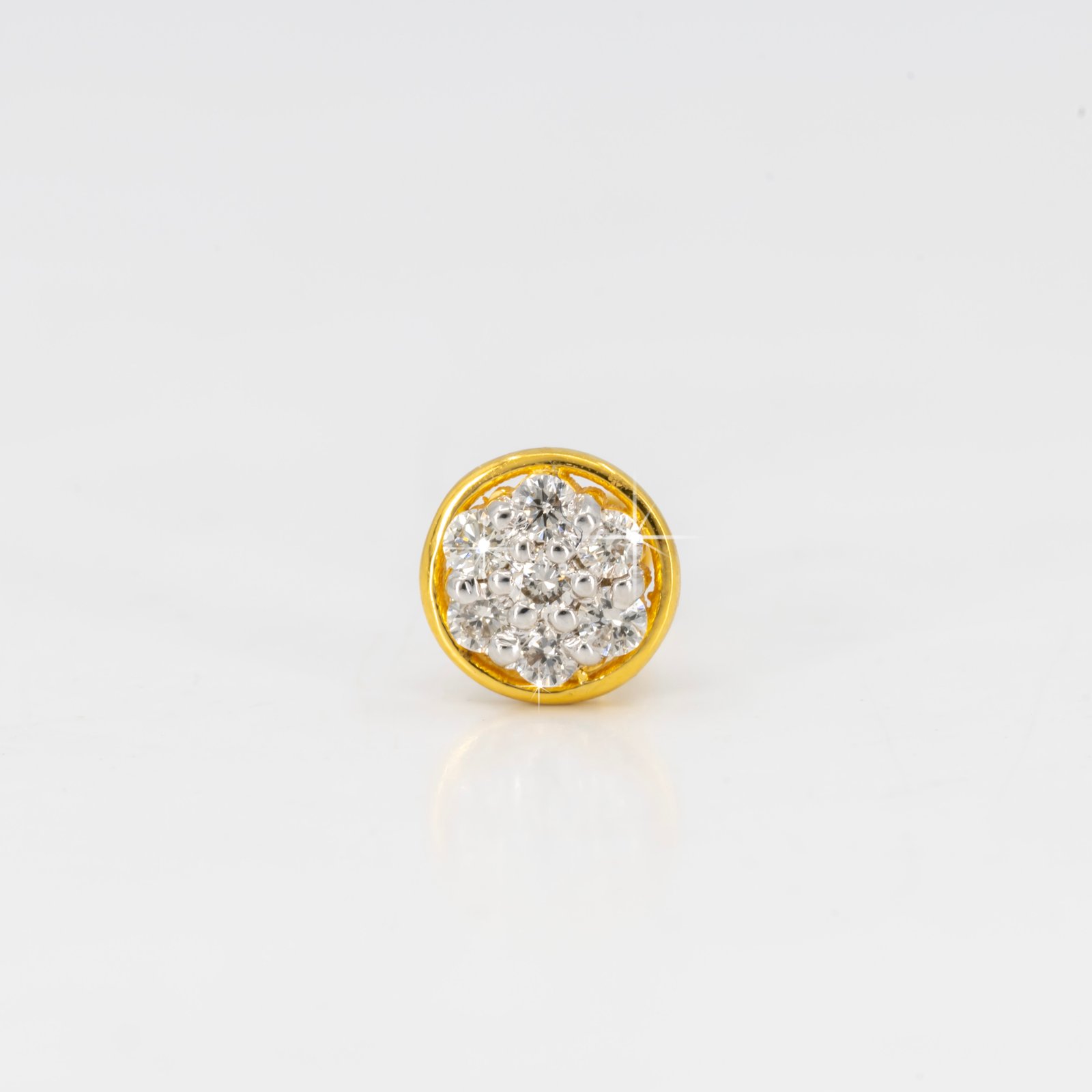 Primary Gold bracelet with pink leaf