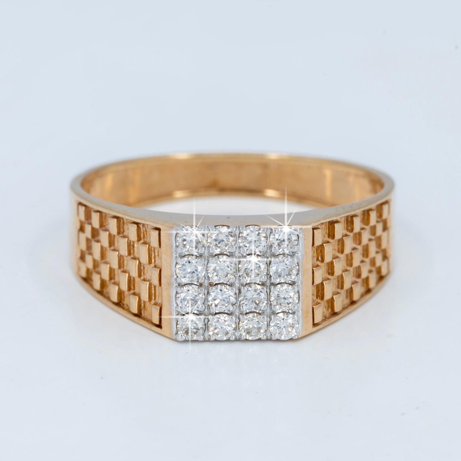 Primary Gold bracelet with pink leaf