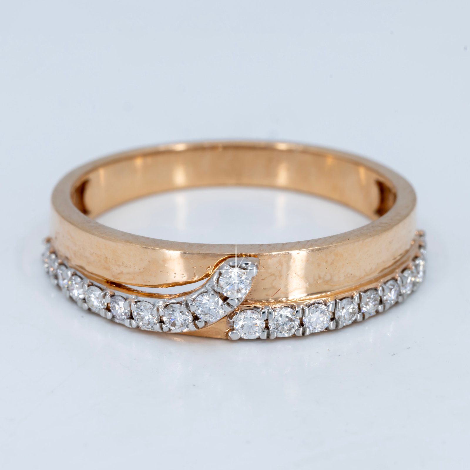 Primary Gold bracelet with pink leaf